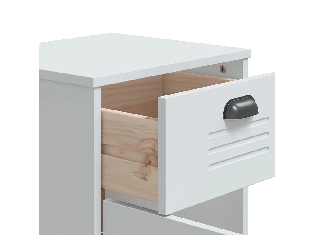 Mesa de cabeceira VIKEN derivados de madeira branco