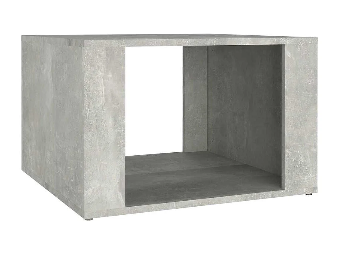 Table de chevet Gris béton 57x55x36 cm Bois d'ingénierie