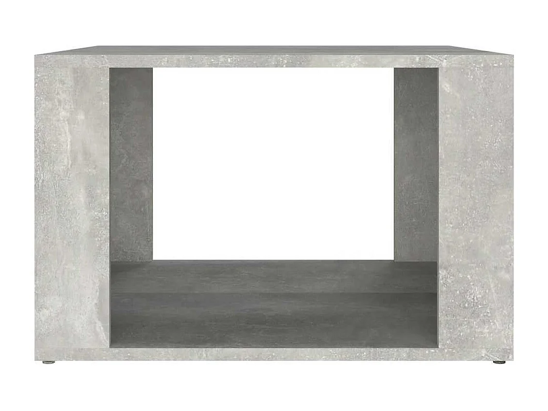 Table de chevet Gris béton 57x55x36 cm Bois d'ingénierie