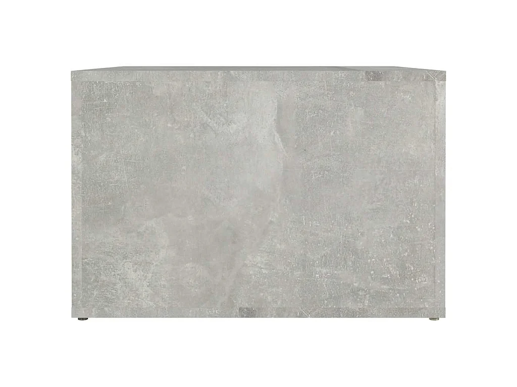 Table de chevet Gris béton 57x55x36 cm Bois d'ingénierie
