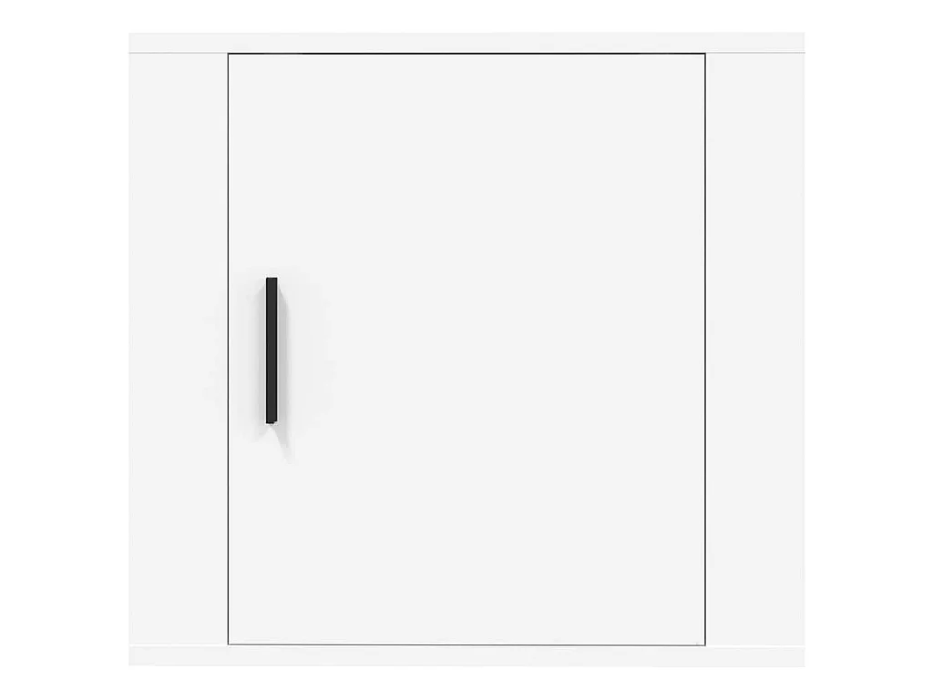 Wand-Nachttische 2 Stk. Weiß 50x30x47 cm