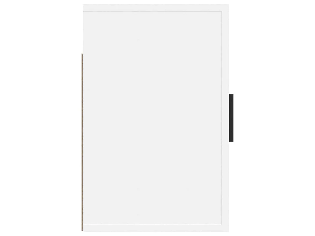 Wand-Nachttische 2 Stk. Weiß 50x30x47 cm