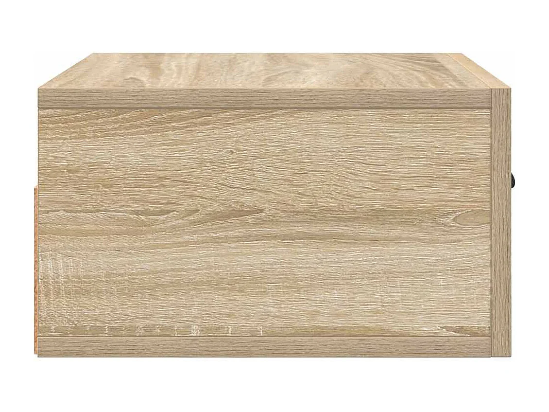 Wand-Nachttische 2 Stk. Sonoma-Eiche 35x35x20 cm