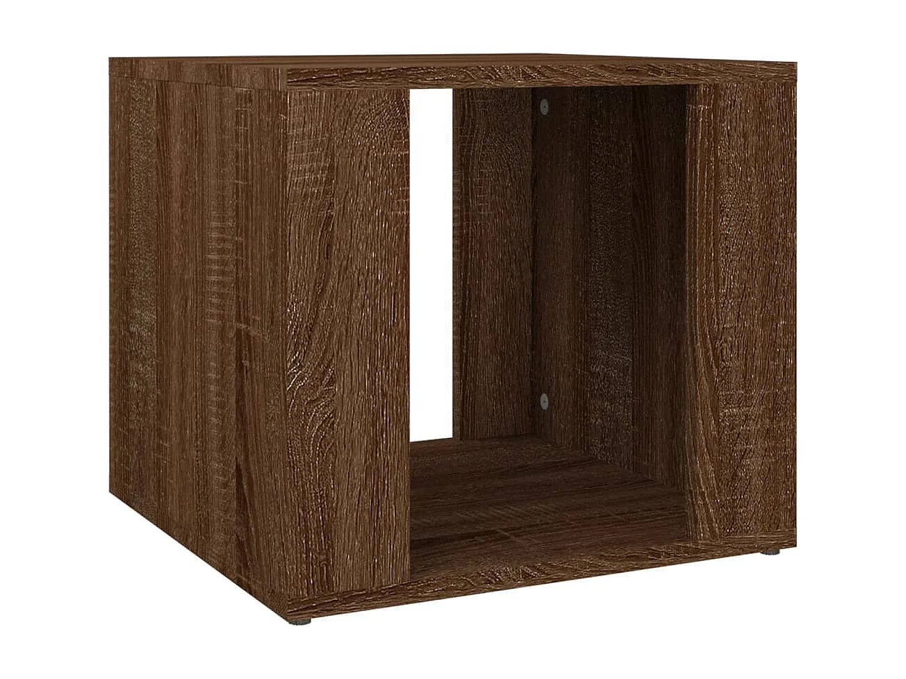 Nachttisch Braun Eichen-Optik 41x40x36 cm Holzwerkstoff