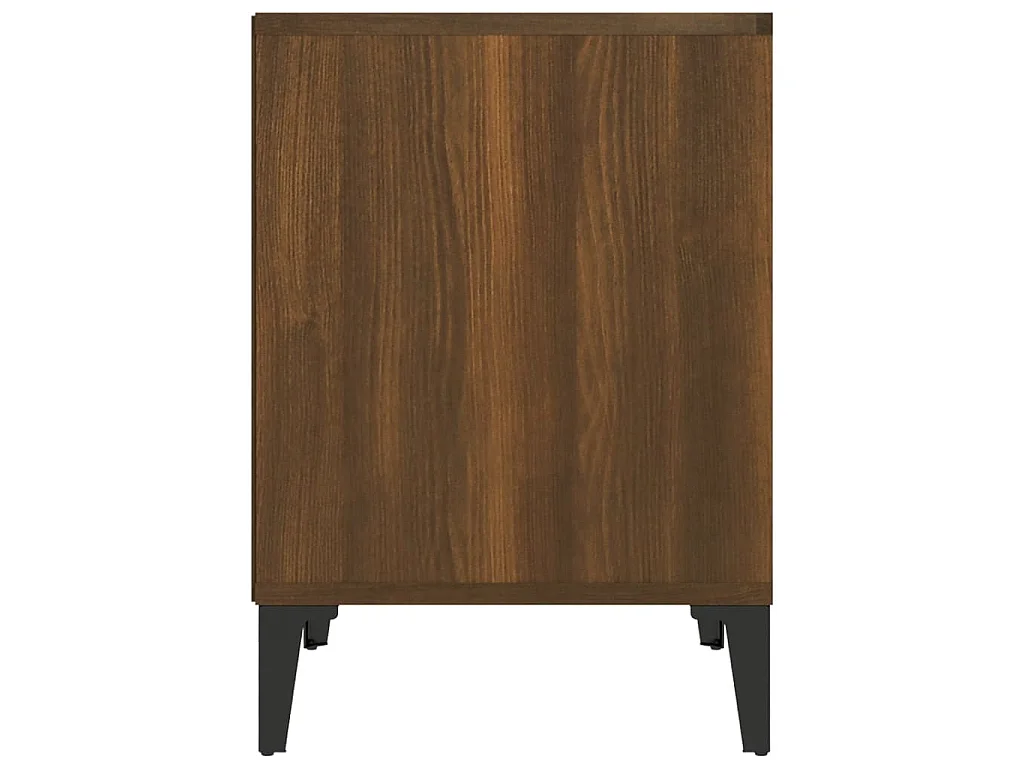 Tables de chevet 2 pcs Chêne marron 40x35x50 cm