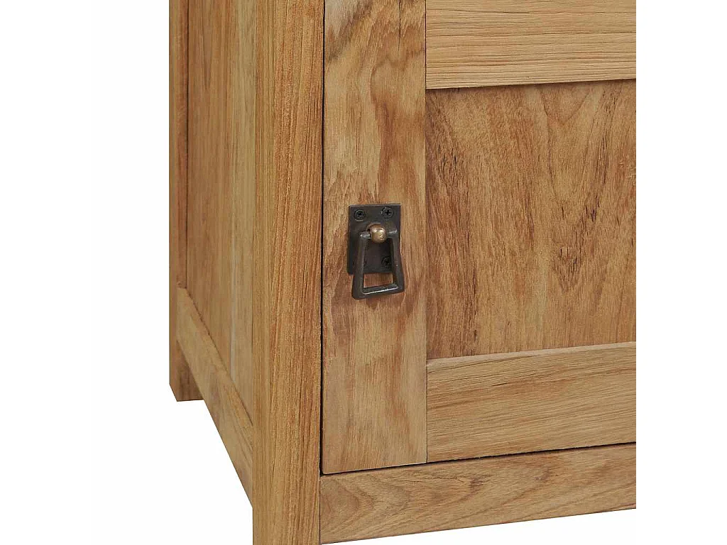 Mesa de cabeceira teca maciça 40x30x50 cm