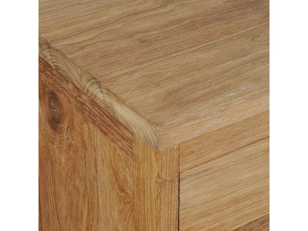 Mesa de cabeceira teca maciça 40x30x50 cm