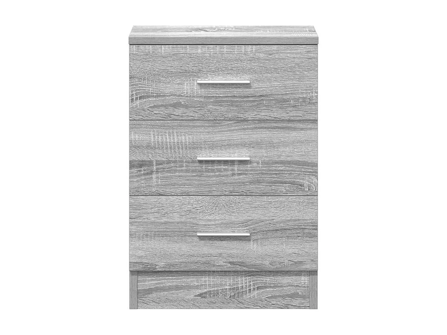 Nachttisch Grau Sonoma 38x35x56 cm Holzwerkstoff