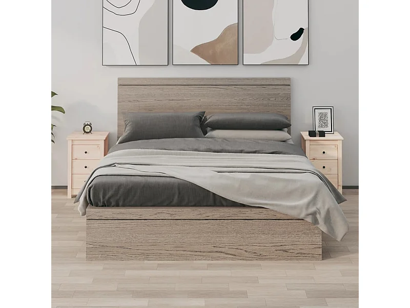 Nachtkastjes 2 st 40x35x61,5 cm massief grenenhout