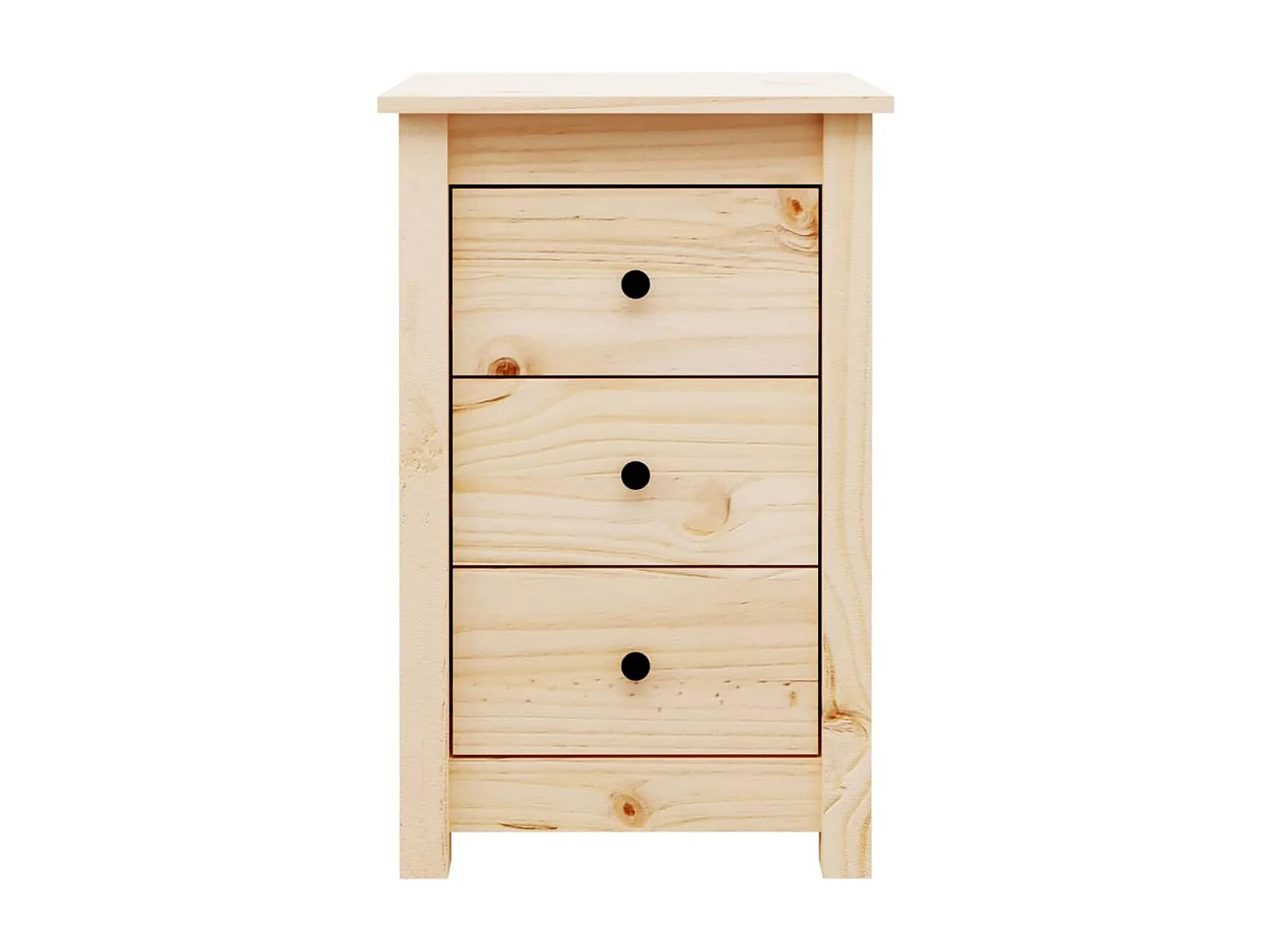 Nachtkastjes 2 st 40x35x61,5 cm massief grenenhout