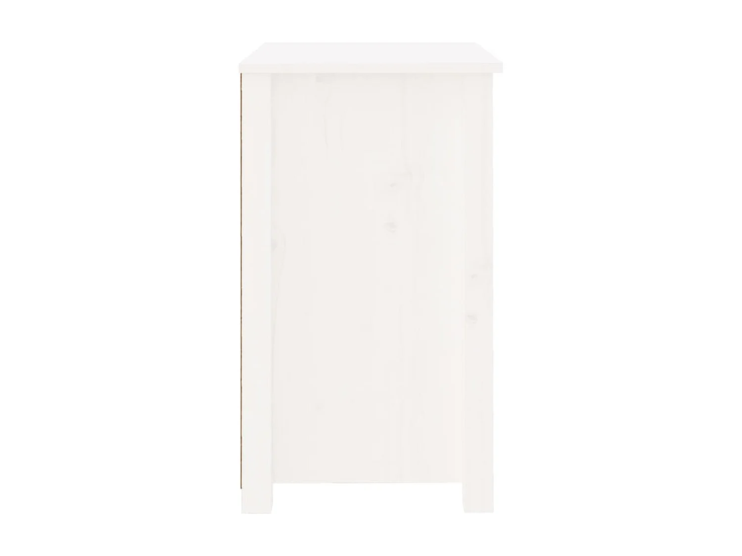 Nachtkastjes 2 st 50x35x61,5 cm massief grenenhout wit