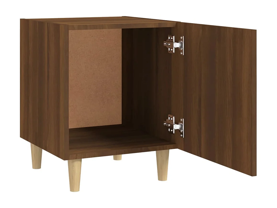 Tables de chevet 2 pcs Chêne marron Bois d'ingénierie