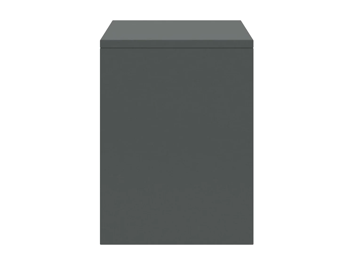 Comodini 2 pz Grigio Scuro 35x30x40 cm in Pino Massello