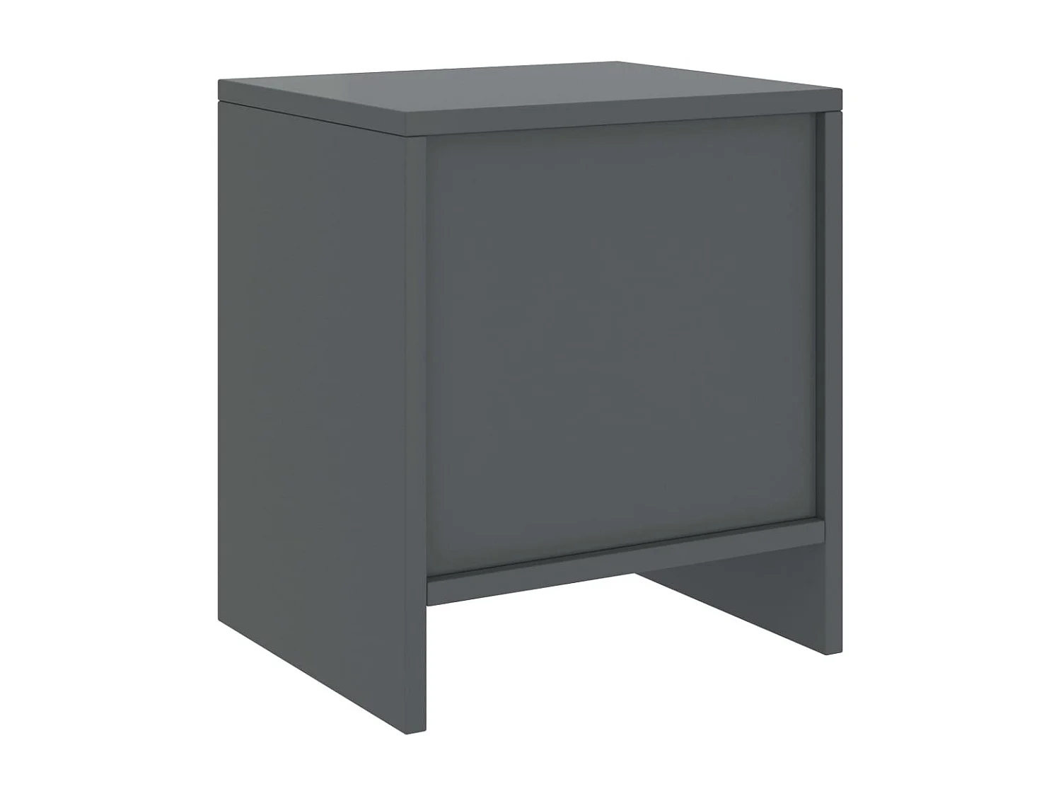 Mesas de cabeceira 2pcs 35x30x40cm pinho maciço cinzento-escuro