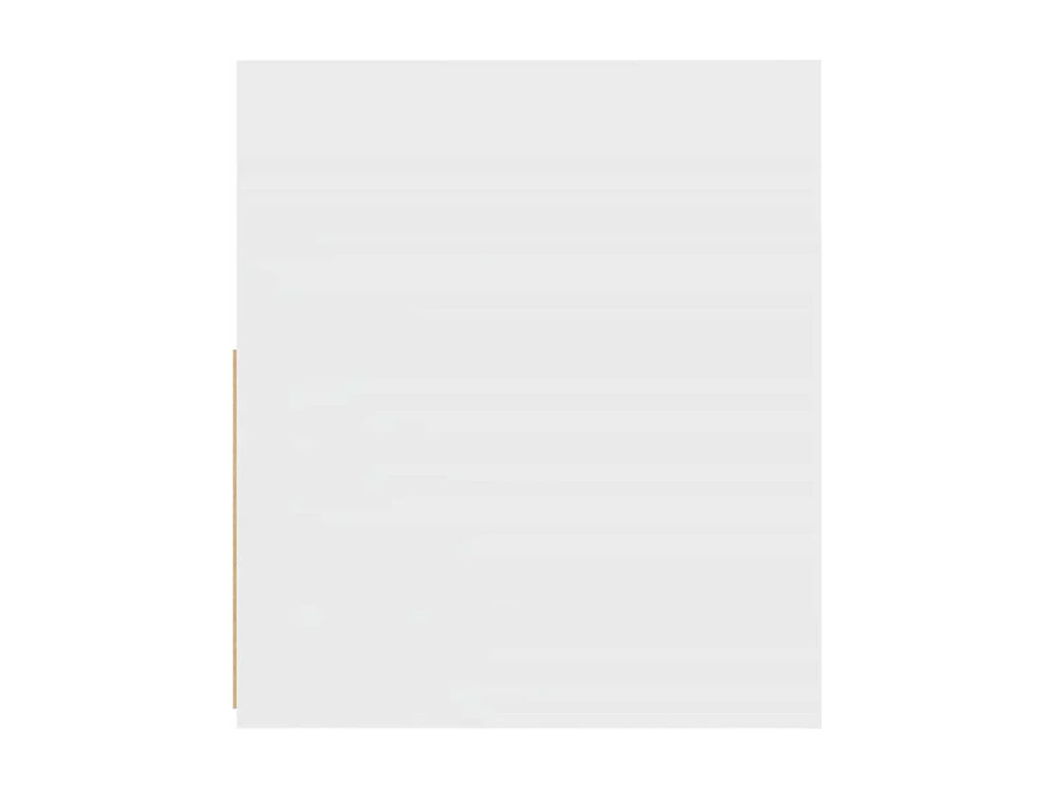 Tables de chevet 2 pcs avec LED Blanc 60x35x40 cm