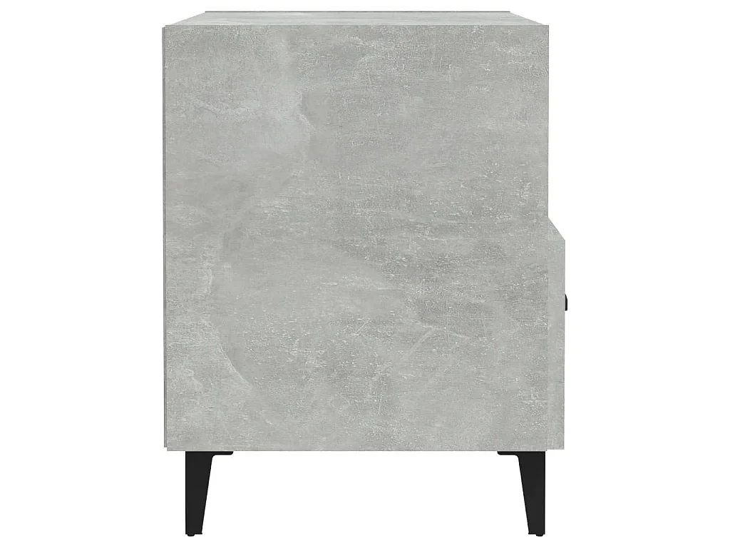 Table de chevet Gris béton Bois d'ingénierie