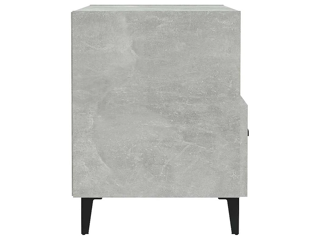Table de chevet Gris béton Bois d'ingénierie