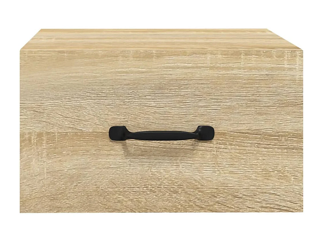Table de chevet murale Chêne sonoma 35x35x20 cm