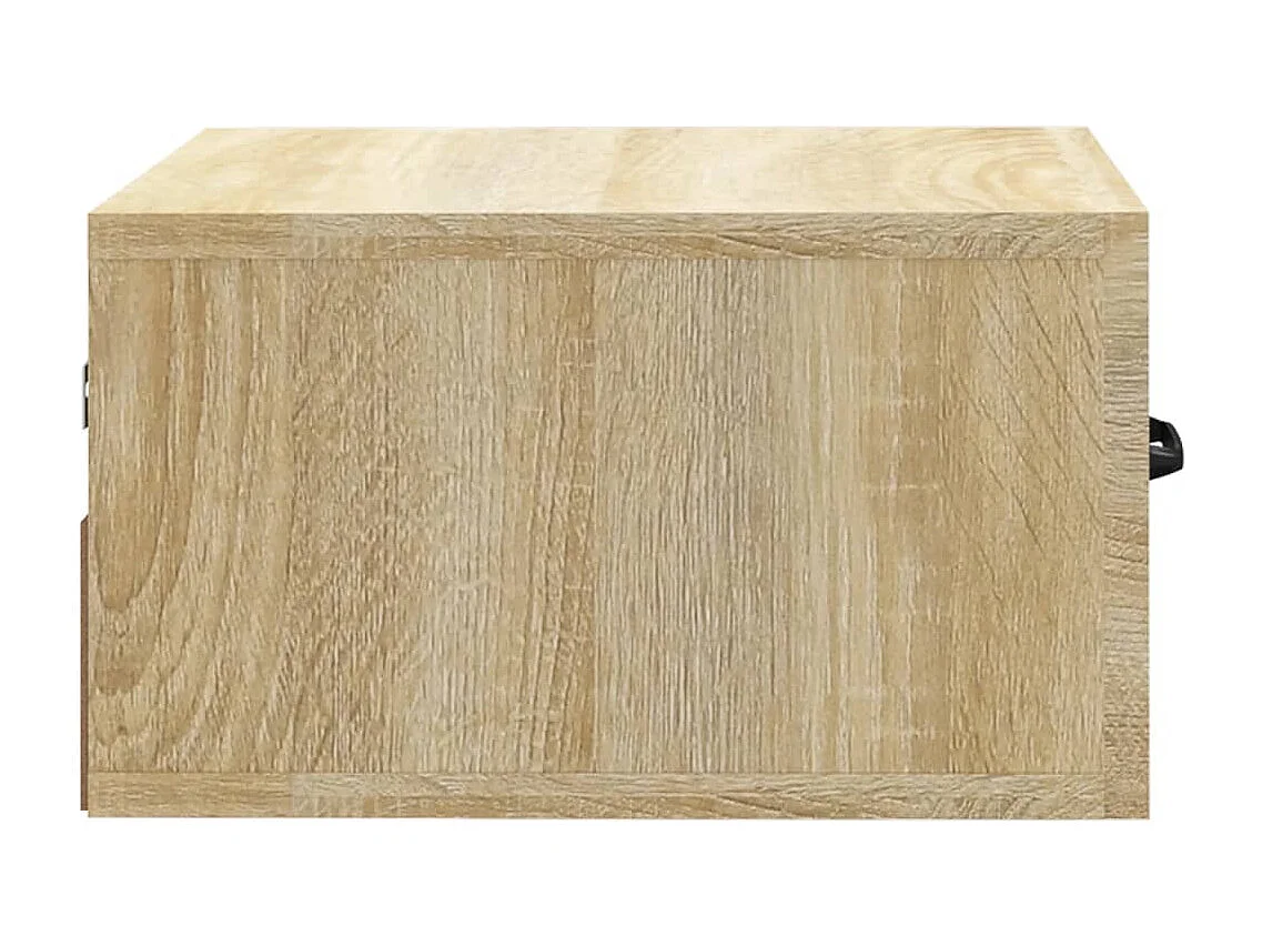 Table de chevet murale Chêne sonoma 35x35x20 cm