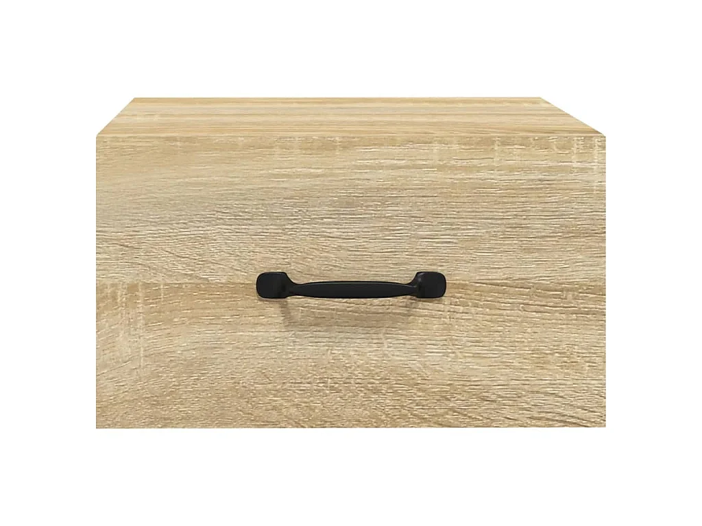 Table de chevet murale Chêne sonoma 35x35x20 cm