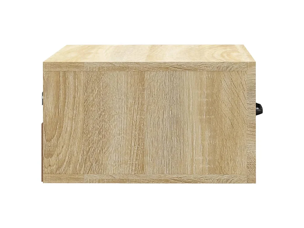 Table de chevet murale Chêne sonoma 35x35x20 cm
