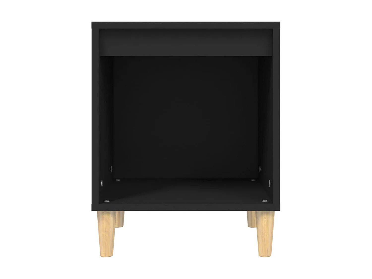 Table de chevet Noir 40x35x50 cm Bois d’ingénierie