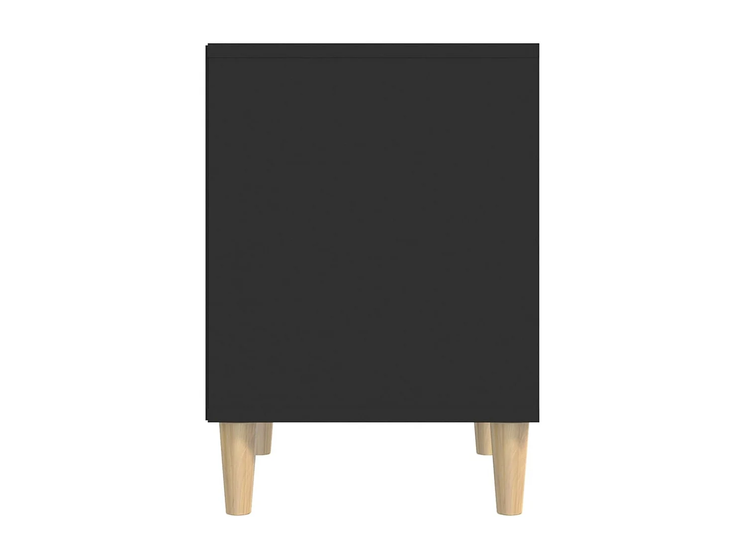 Table de chevet Noir 40x35x50 cm Bois d’ingénierie