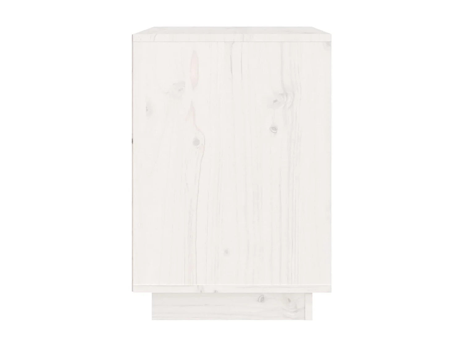 Tables de chevet 2 pcs Blanc 40x35x50 cm Bois de pin solide