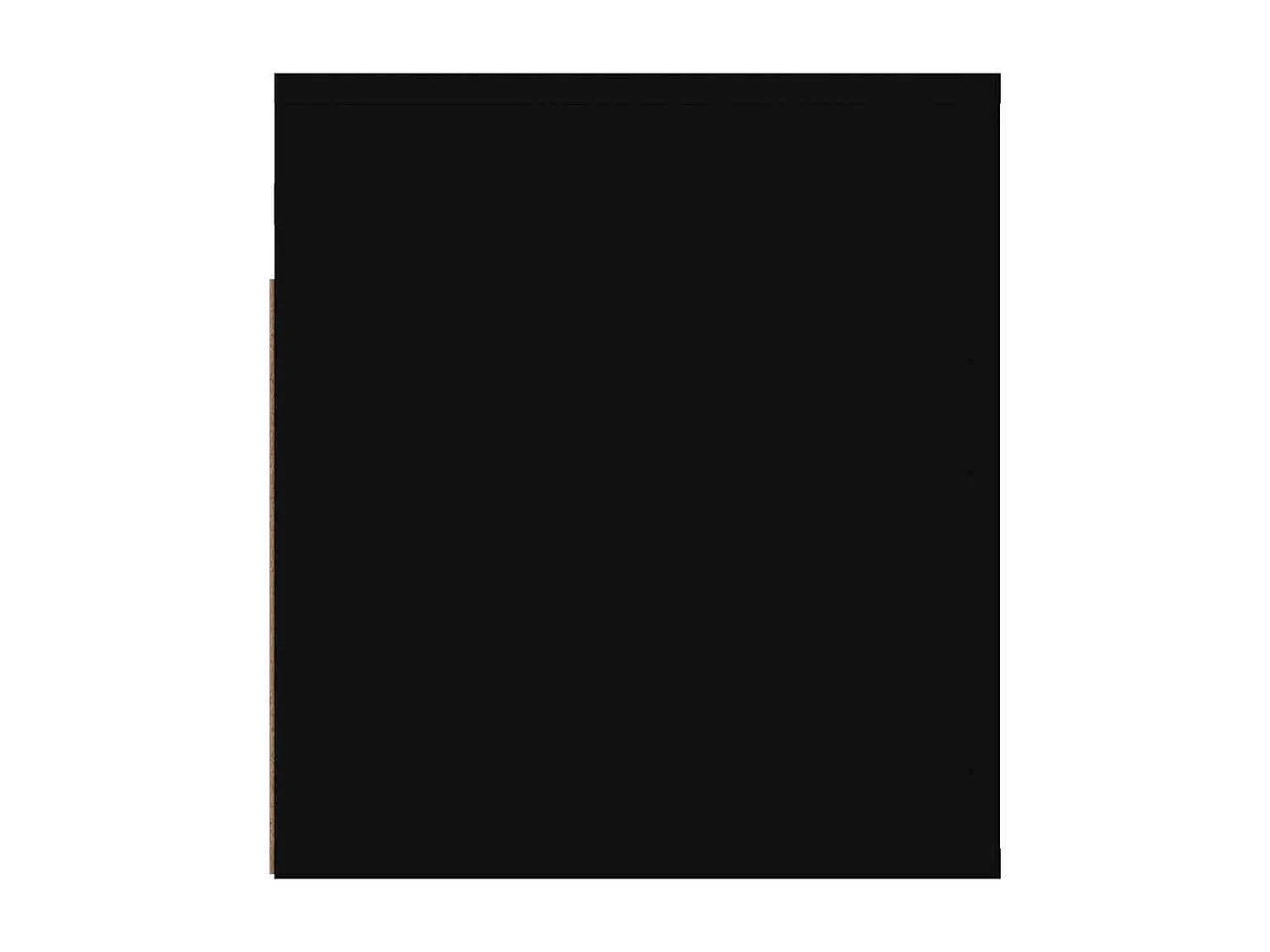 Tables de chevet murales 2 pcs Noir 50x36x40 cm