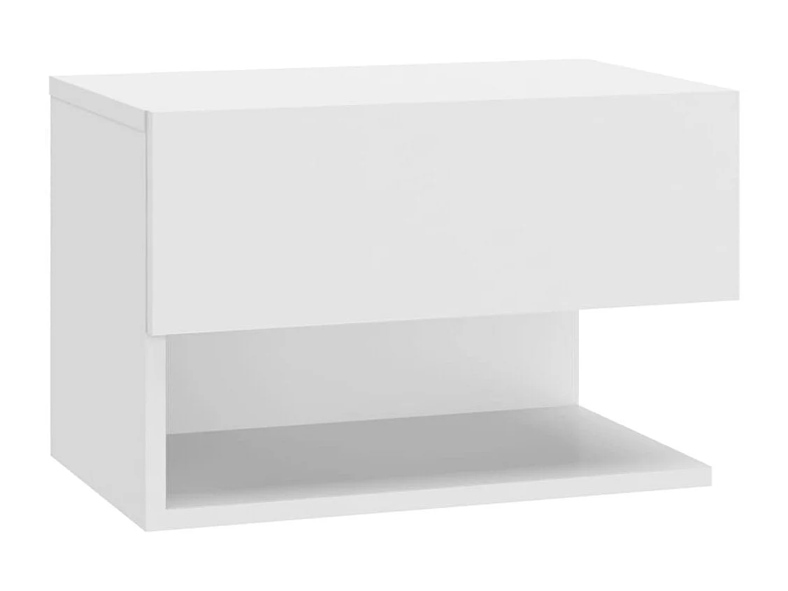 Tables de chevet murales 2 pcs Blanc