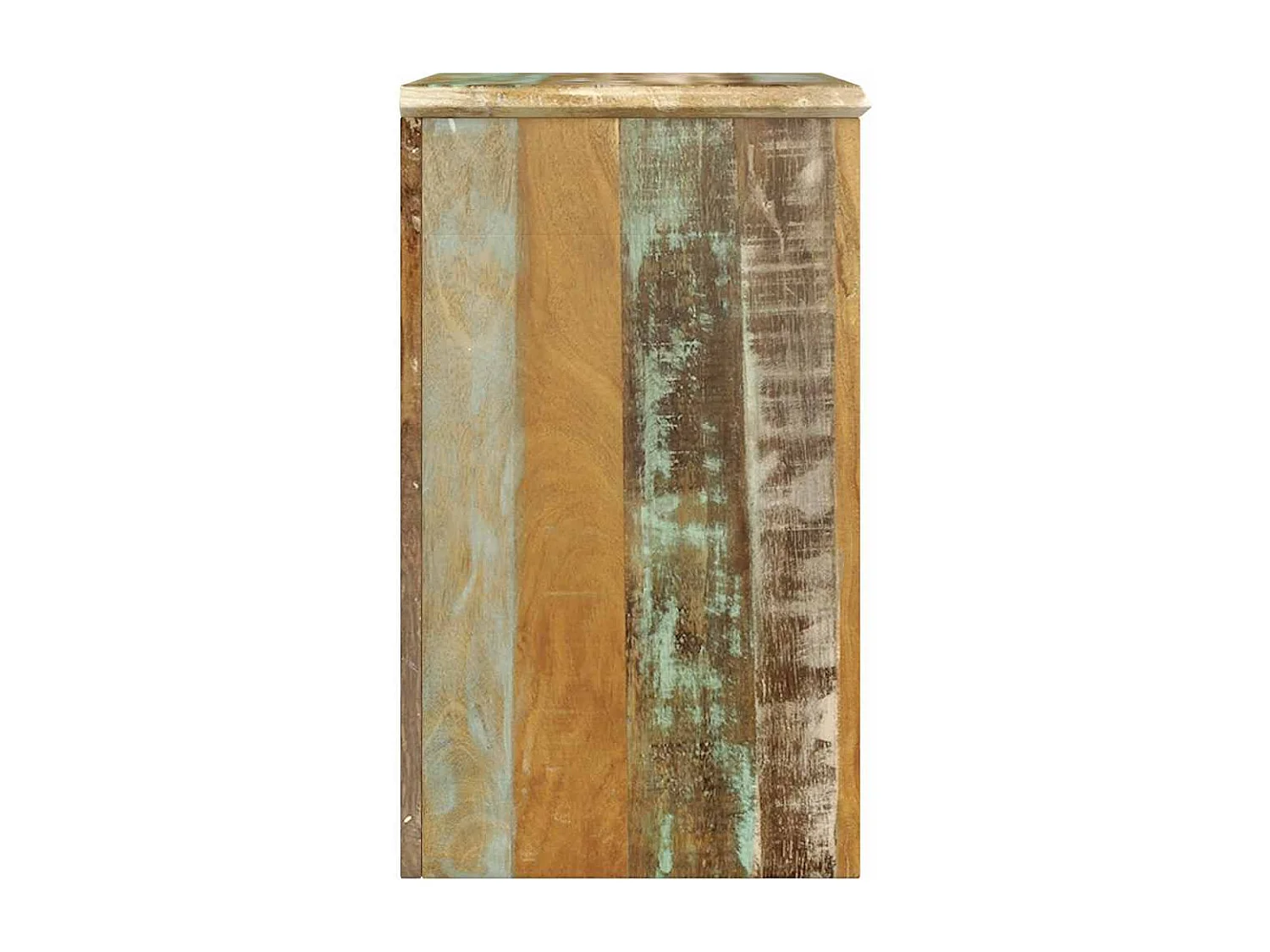 Table de coin avec 1 tiroir et 1 porte Bois de récupération