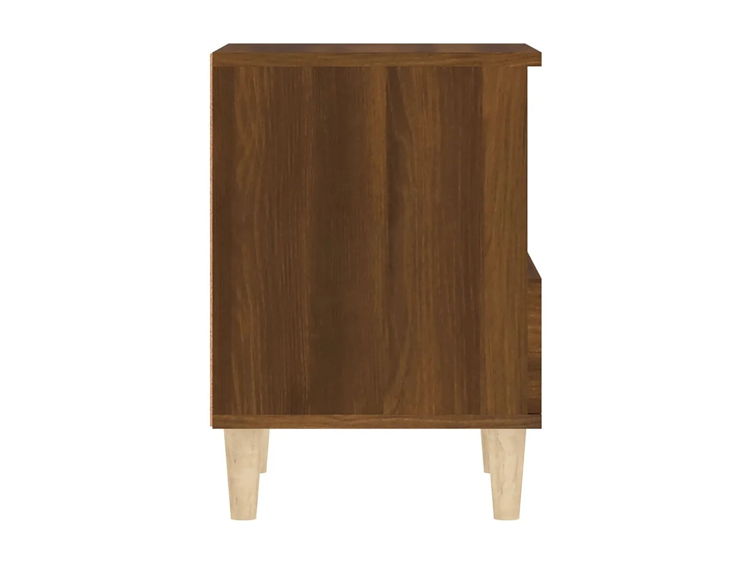 Table de chevet Chêne marron 40x35x50 cm