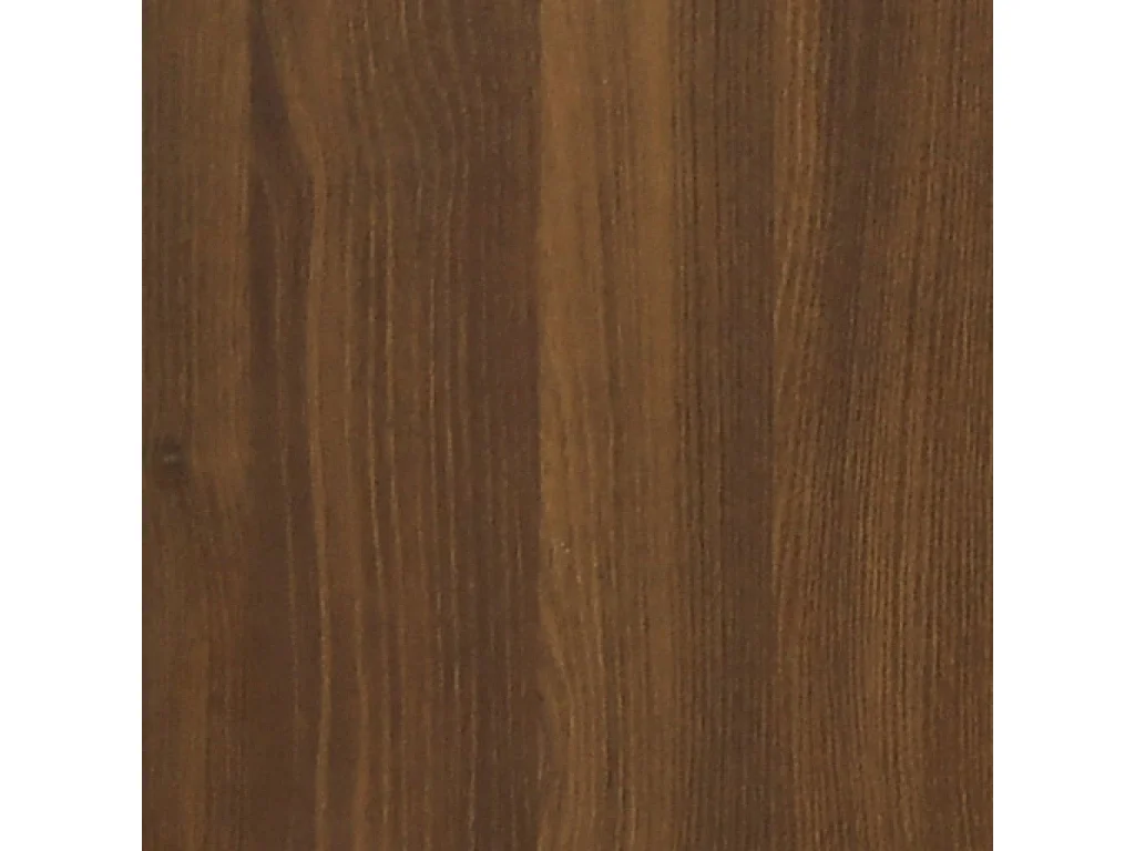 Table de chevet Chêne marron 40x35x50 cm
