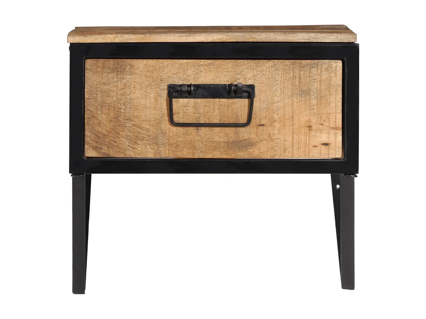 Table de chevet 40x35x40 cm bois de manguier massif