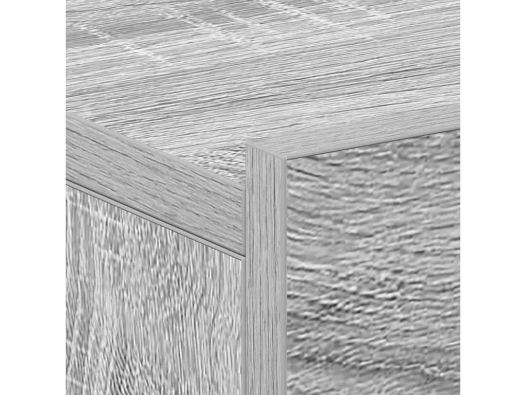 Comodini Pensili Grigio Sonoma 2pz 40x30x15cm Legno Multistrato