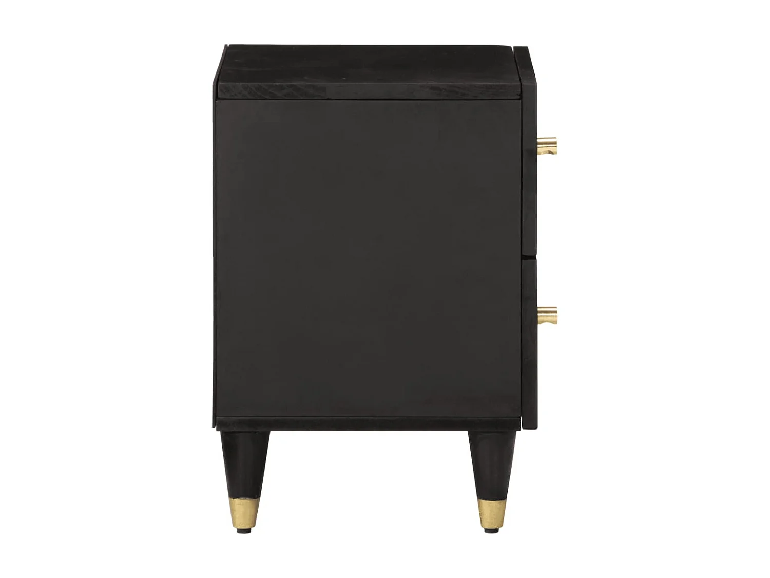 Table de chevet 40x33x46 cm Bois de manguier solide