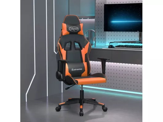 Kauf Unique Gaming-Stuhl Schwarz und Orange Kunstleder