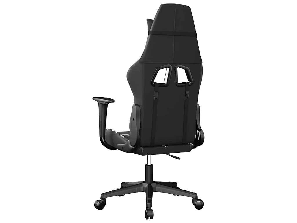 Chaise de jeu de massage Noir et camouflage Similicuir