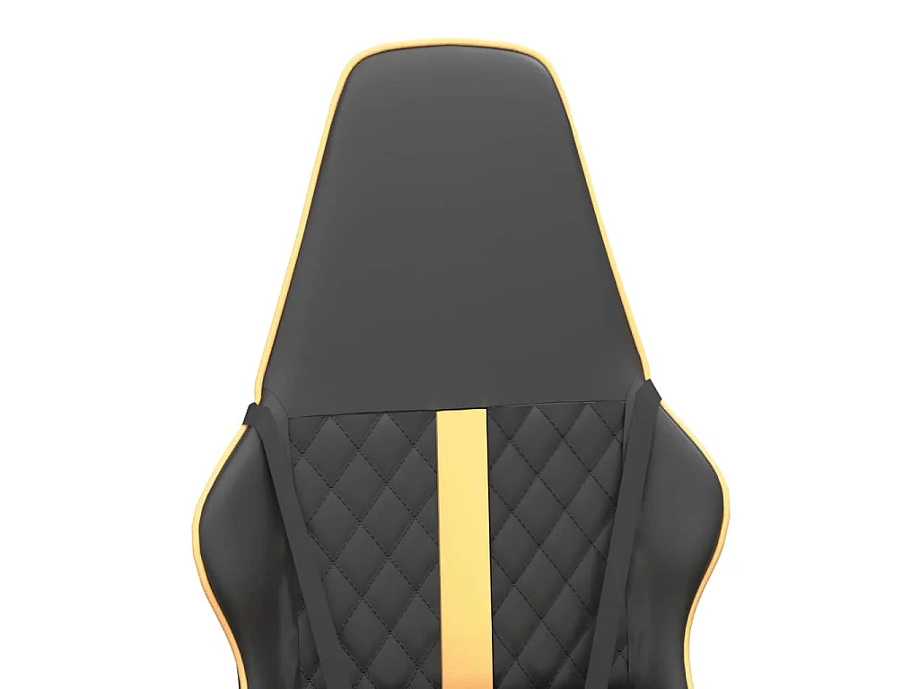 Chaise de jeu Noir et doré Similicuir