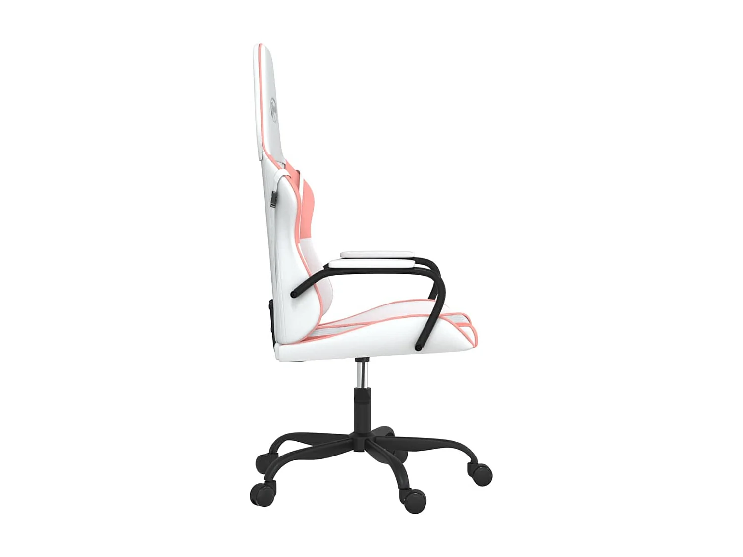 Chaise de jeu de massage Blanc et rose Similicuir