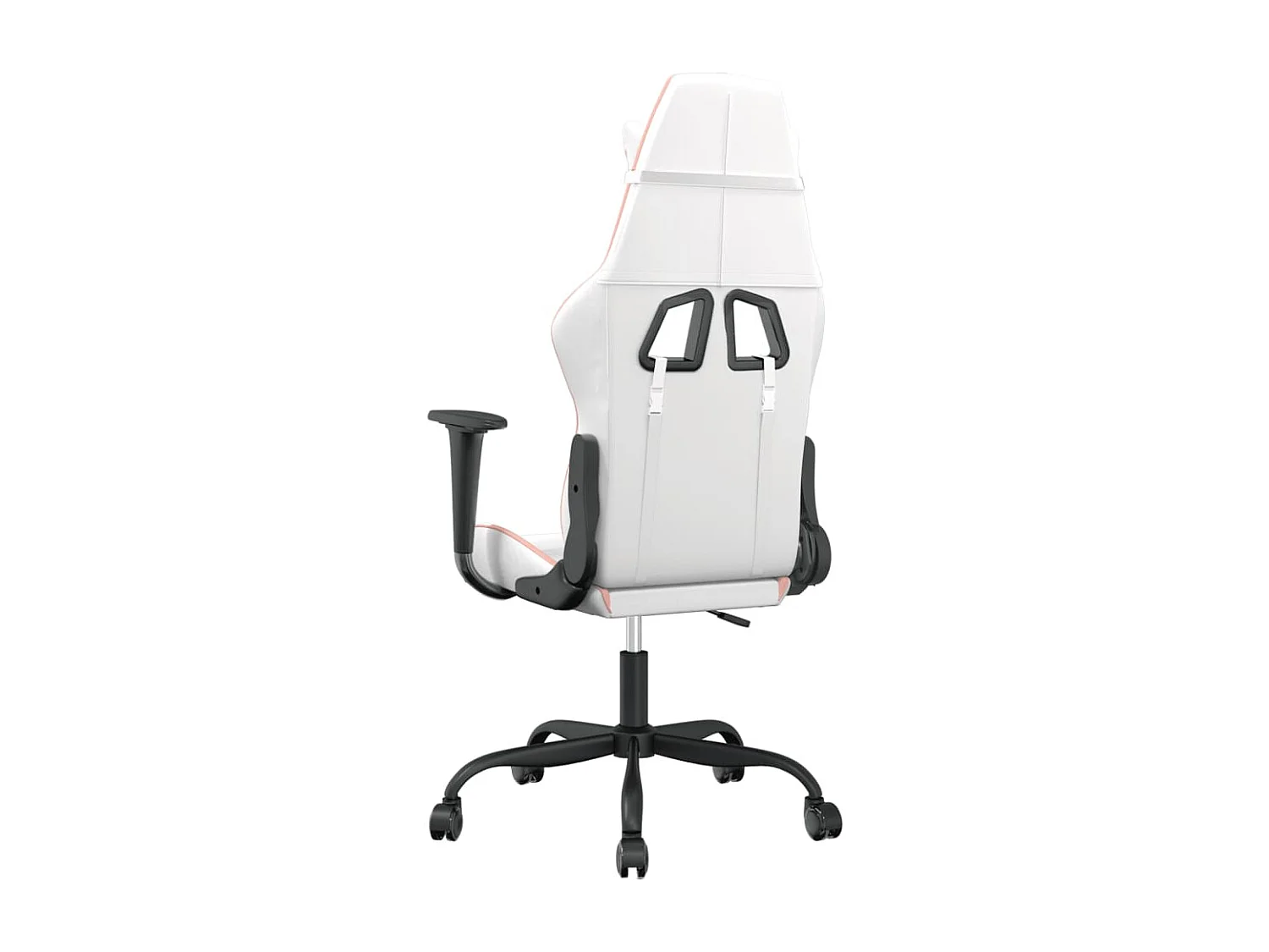 Chaise de jeu de massage Blanc et rose Similicuir