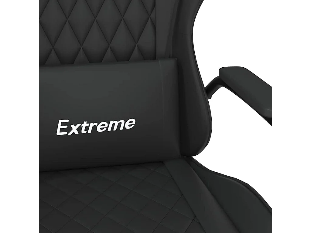 Chaise de jeu Noir Similicuir