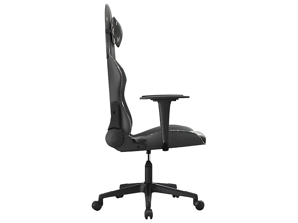 Chaise de jeu de massage Noir et camouflage Similicuir
