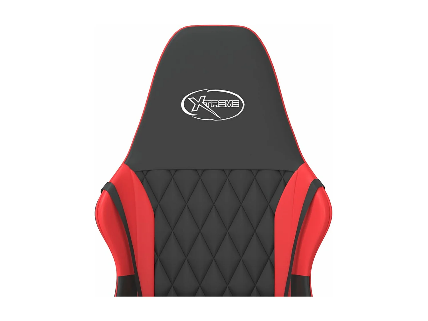 Gaming-Stuhl Schwarz und Rot Kunstleder