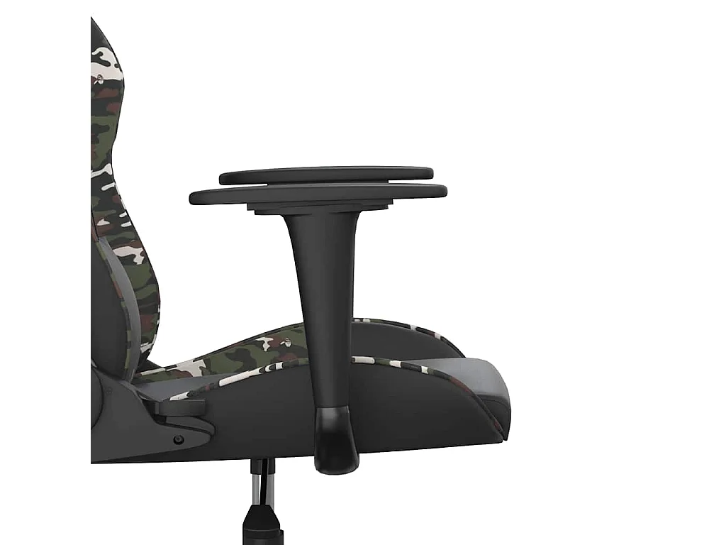 Chaise de jeu de massage Noir et camouflage Similicuir