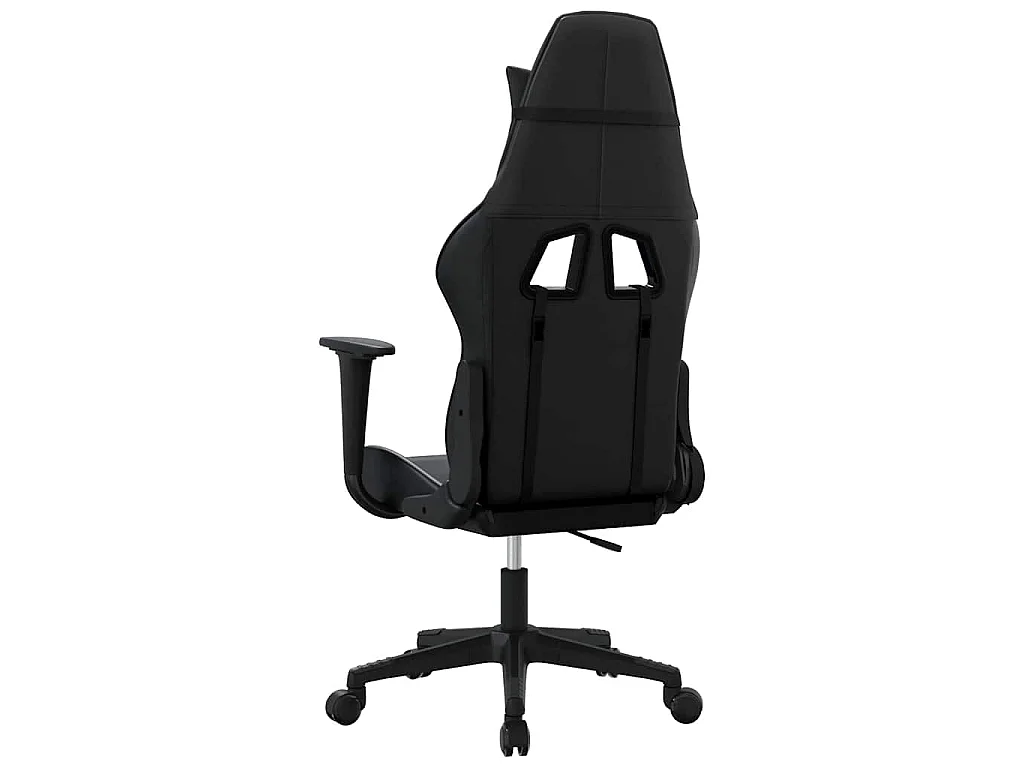 Chaise de jeu de massage noir similicuir
