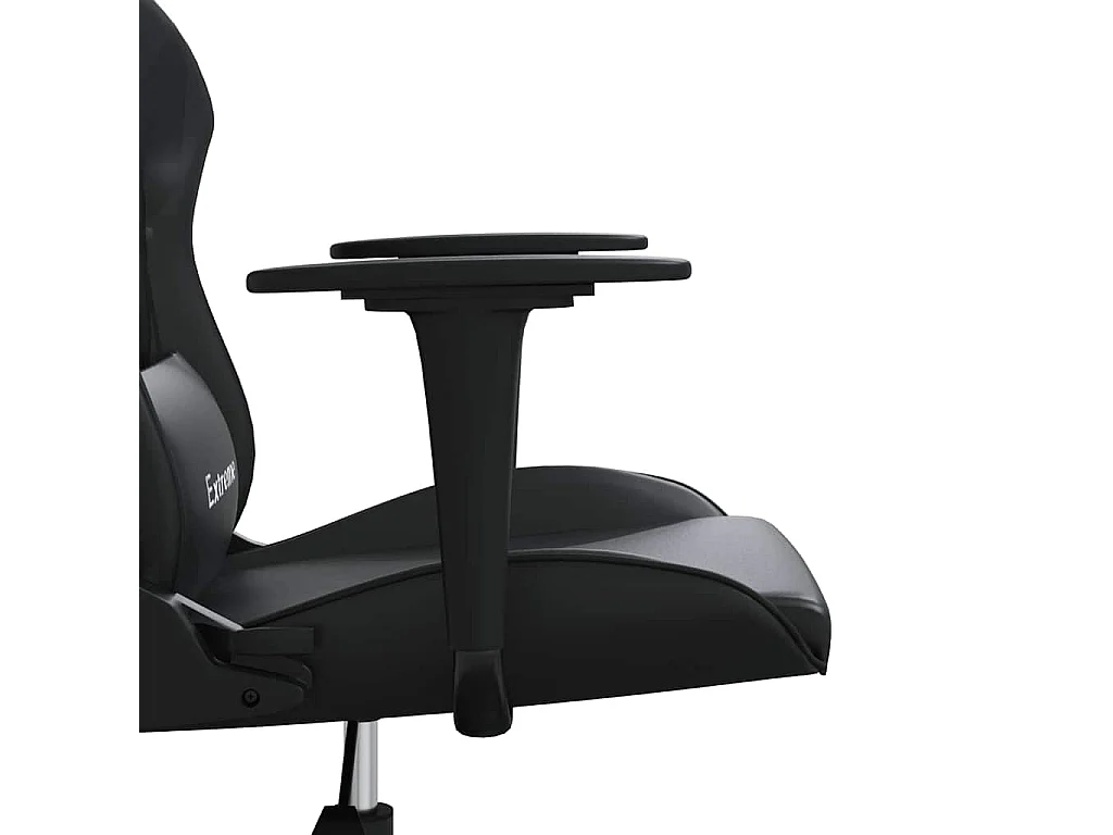 Chaise de jeu de massage noir similicuir