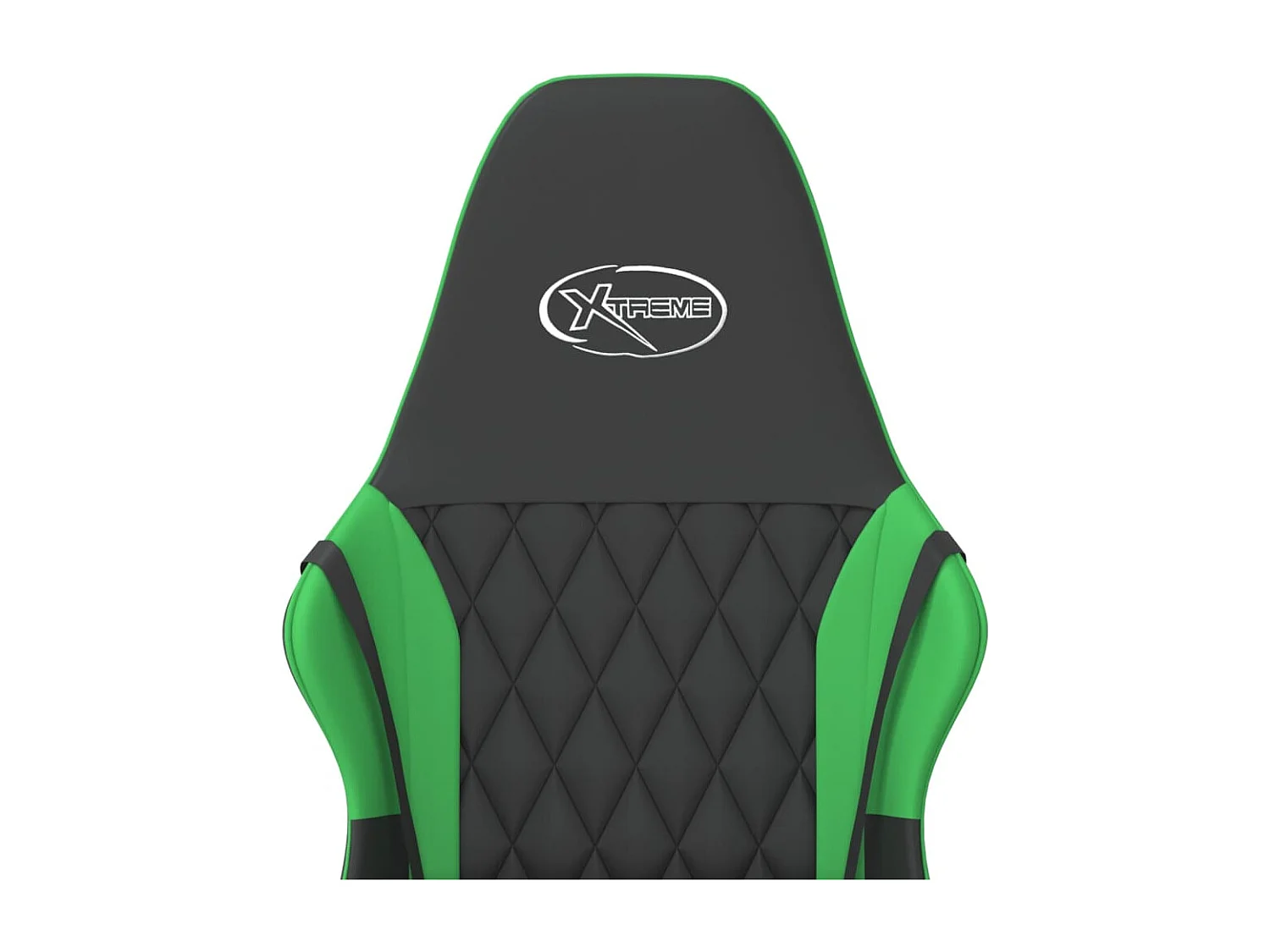 Chaise de jeu Noir et vert Similicuir