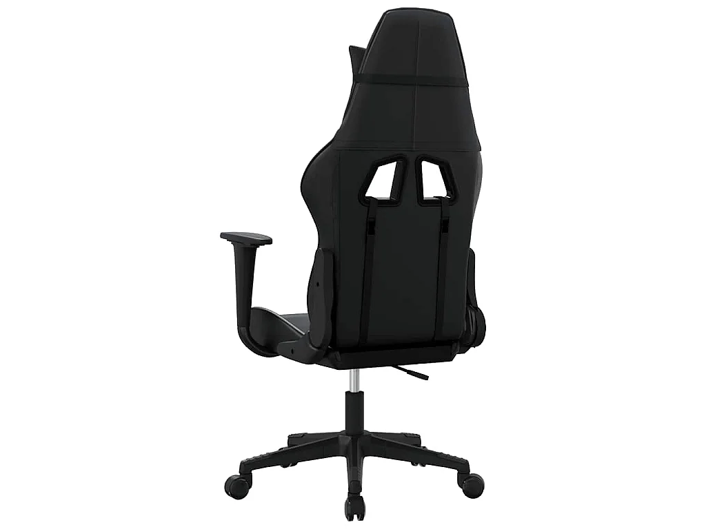 Gamestoel kunstleer zwart