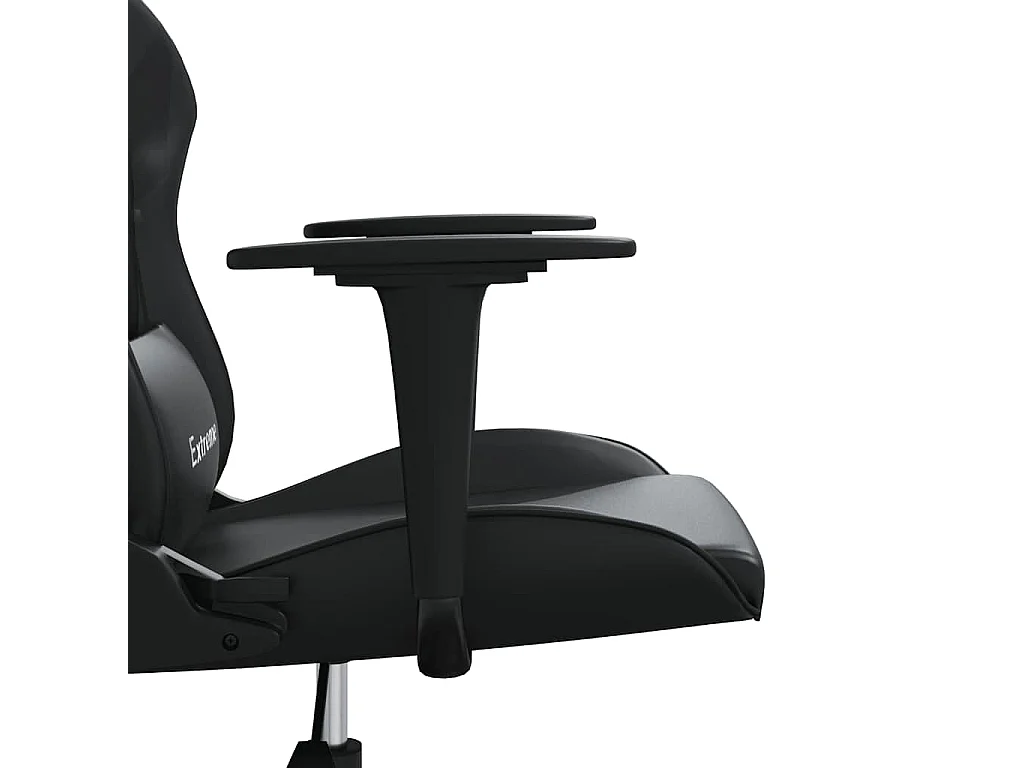 Gamestoel kunstleer zwart